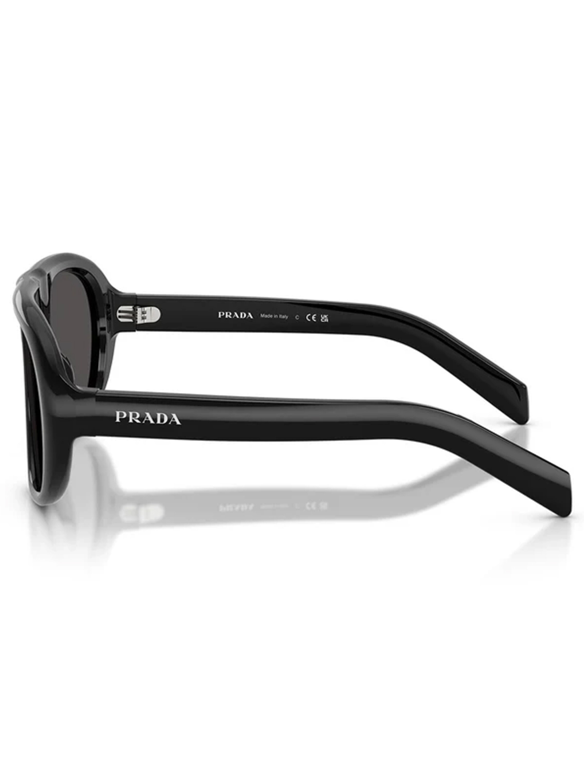 PRADA Zonnebril 'Prada PRC05S 16K08Z' in Zwart