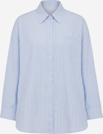 kilata - Blusa em azul: frente
