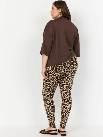 Wasabi Concept Skinny Bukser 'Maria' i beige