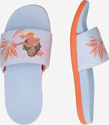 ADIDAS SPORTSWEAR Sandals & Slippers 'Disney Adilette Comfort Moana' in Blue