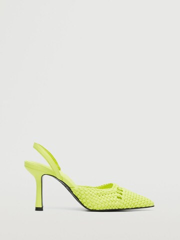 MANGO Slingback Pumps 'Paris' in Yellow