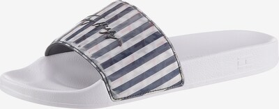 tengerészkék / világosszürke / pasztellpiros / fekete / piszkosfehér TOMMY HILFIGER Papucs, Termék nézet