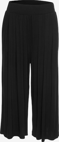 LASCANA - Loosefit Pantalón en negro: frente