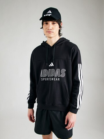 ADIDAS SPORTSWEAR - Camiseta deportiva 'Tiro' en negro: frente