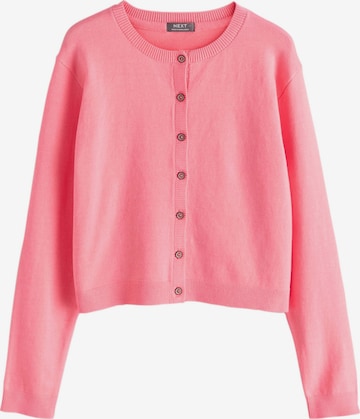 Next Плетена жилетка в розово: отпред