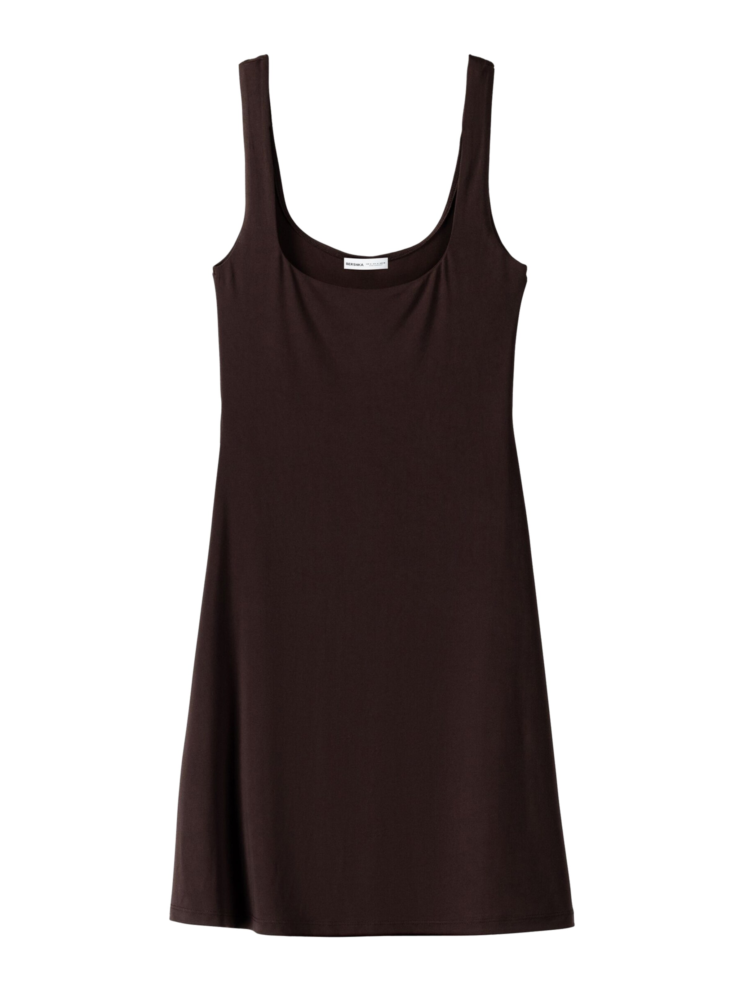 Bershka Sukienka w kolorze brązowy: przód