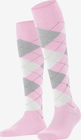 BURLINGTON Overknee Strümpfe 'Queen' in Lila: Vorderseite