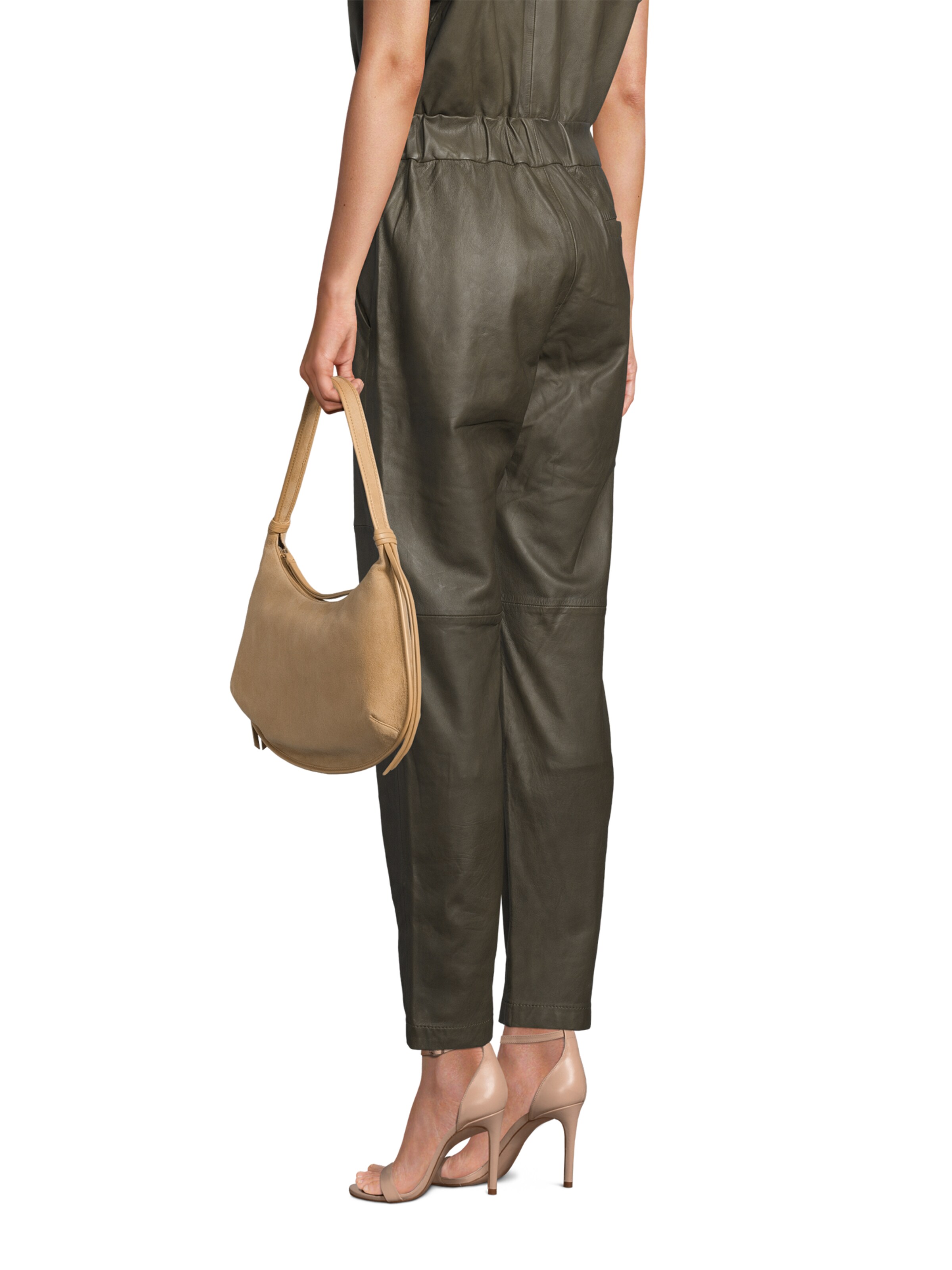 Borsa a spalla di & Other Stories in beige: frontale