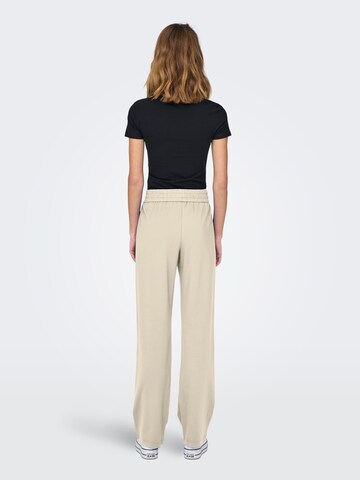 Wide Leg Pantalon 'SUKI' ONLY en blanc