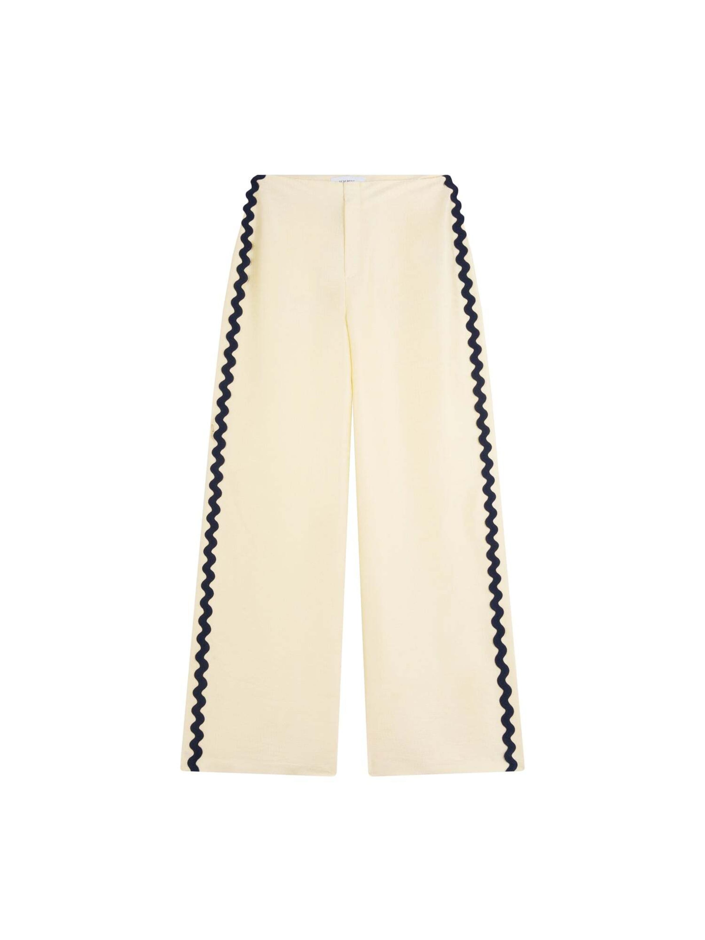 Scalpers Hlače ' ' u mornarsko plava / svijetla bež, Pregled proizvoda