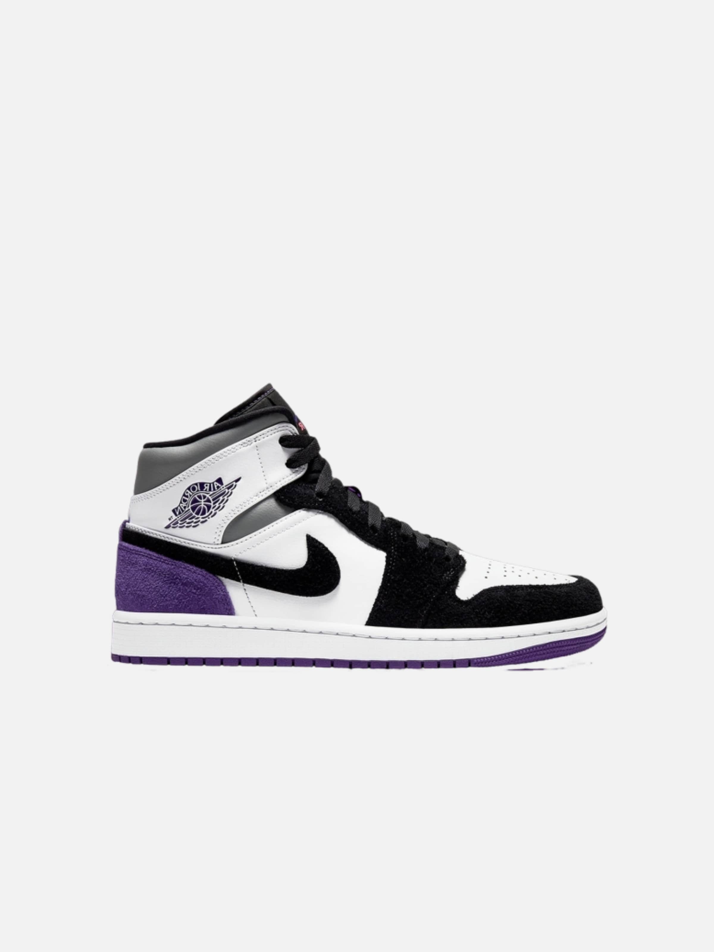 Sneaker alta 'Air 1 Mid SE' di Jordan in lilla: frontale