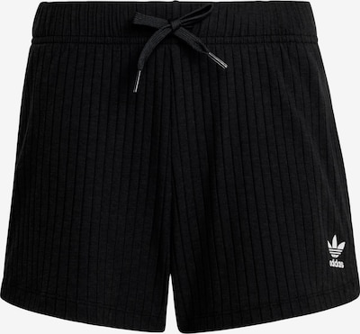 ADIDAS ORIGINALS Hlače 'Ribbed Shorts' u crna / bijela, Pregled proizvoda