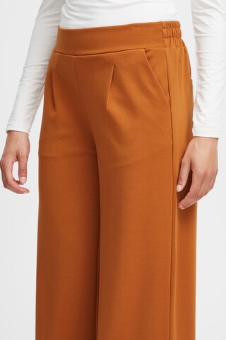 b.young Wide leg Broek 'Rizetta' in Bruin