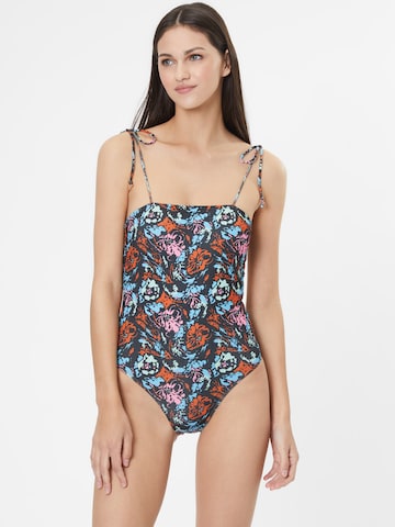 Maillot de bain Warehouse en noir : devant