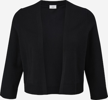 Cardigan s.Oliver BLACK LABEL en noir : devant