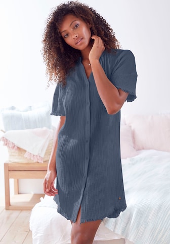 Chemise de nuit s.Oliver en bleu : devant