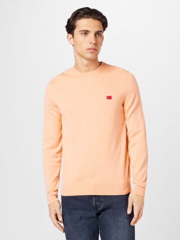 HUGO Red Pullover 'San Cassius' i rød: forside