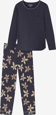 SCHIESSER Pyjama in Blau: Vorderseite