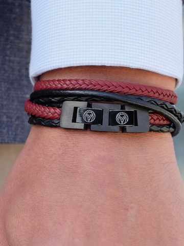 Lucleon Bracelet 'Roy' in Red