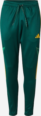 Pantalon de sport 'TIRO' ADIDAS SPORTSWEAR en vert : devant