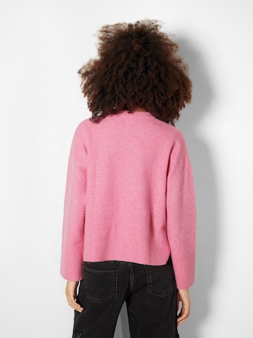 Pull-over Bershka en rose