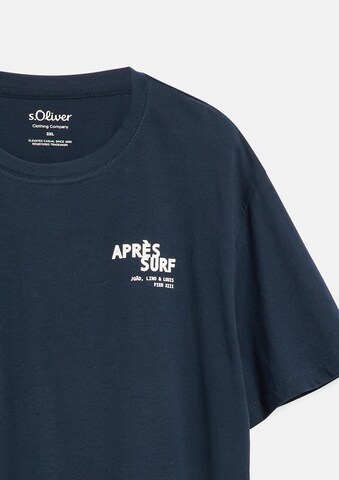 T-Shirt s.Oliver en bleu