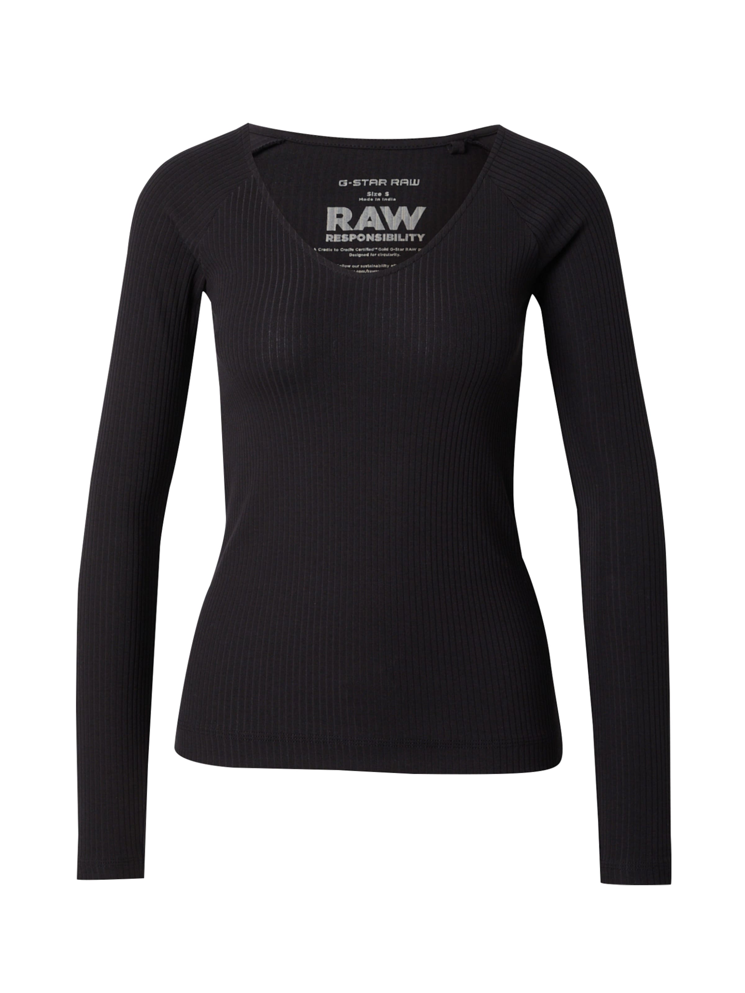 G-STAR Koszulka w kolorze czarny: przód