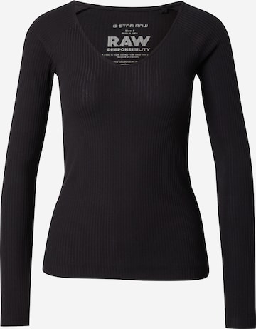 G-STAR Shirt in Schwarz: Vorderseite