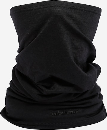 ICEBREAKER Sports Scarf in Black: front