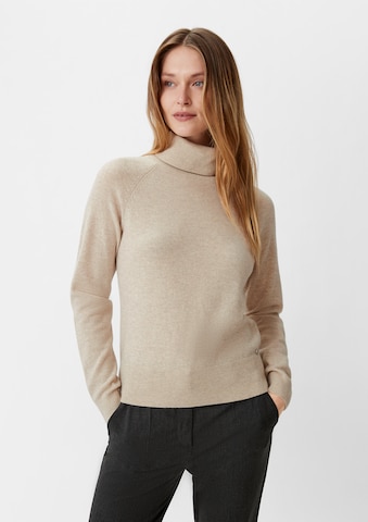 COMMA Sweter w kolorze beżowy: przód