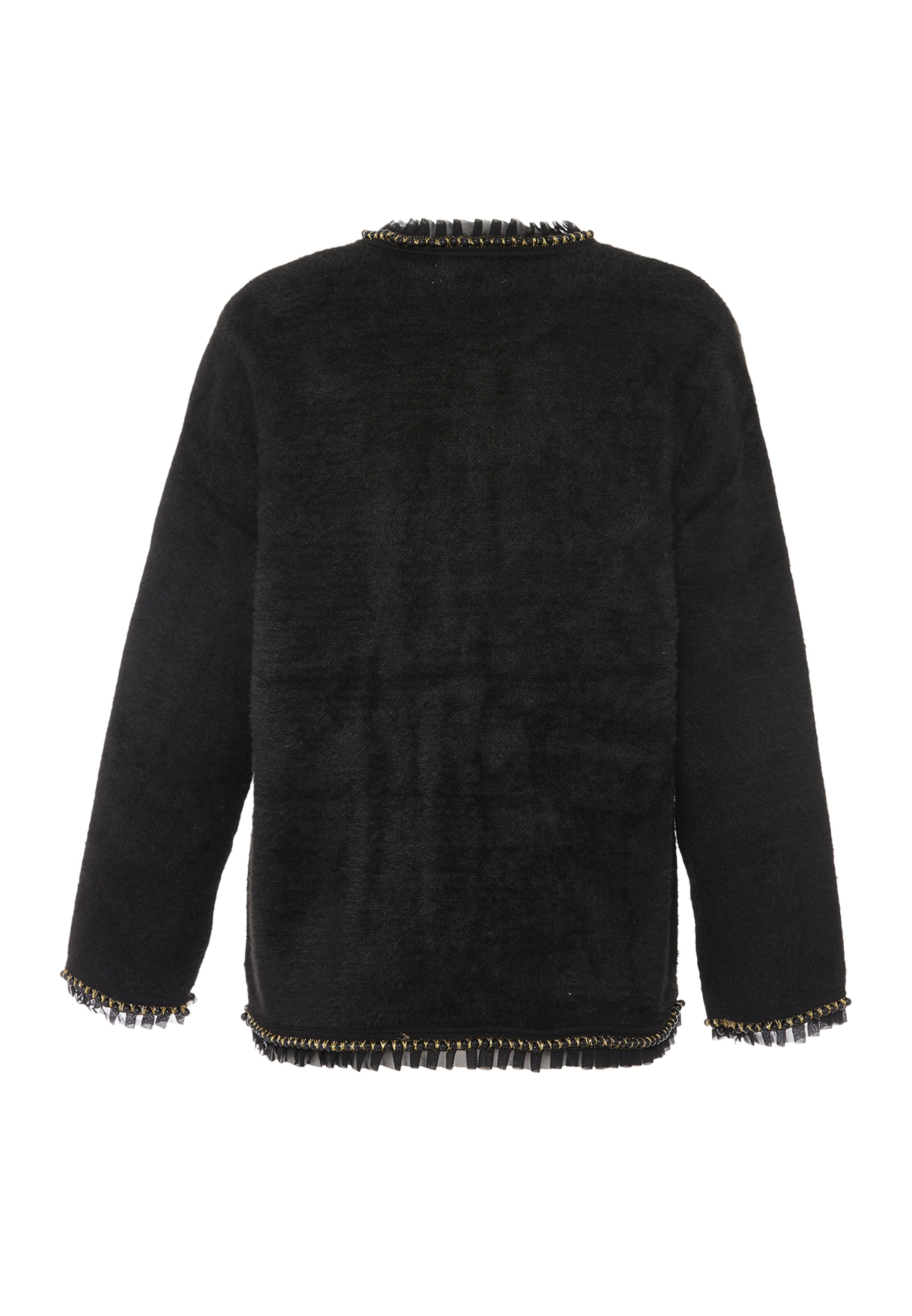 ALARY Gebreid vest in Zwart