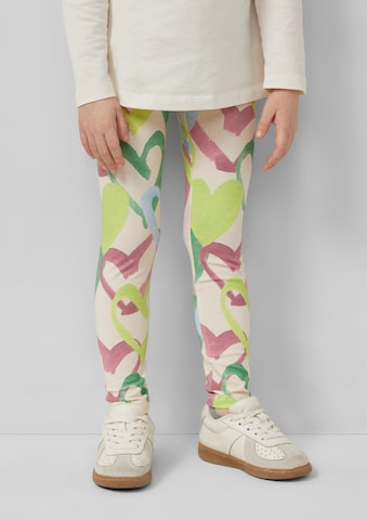 s.Oliver - Skinny Leggings en beige: frente