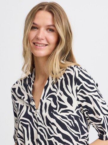 Fransa Bluse ' FLORA' in Schwarz