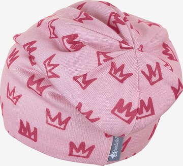 STERNTALER Mütze 'Kronen' in Pink