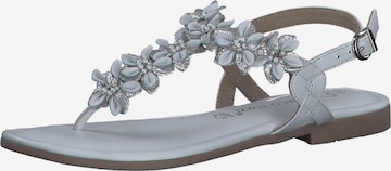 MARCO TOZZI T-Bar Sandals in White: front