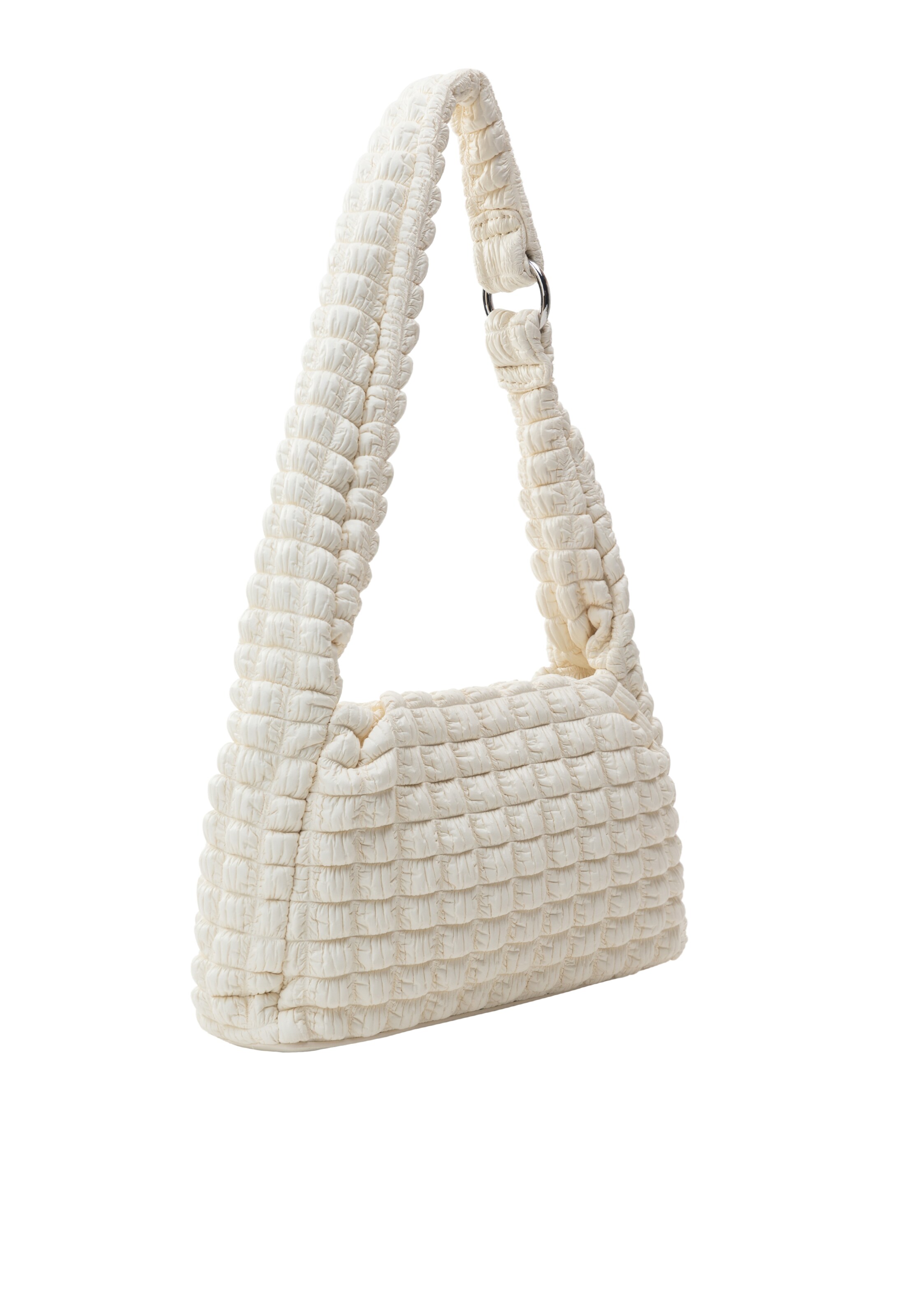 Borsa a mano di usha WHITE LABEL in bianco