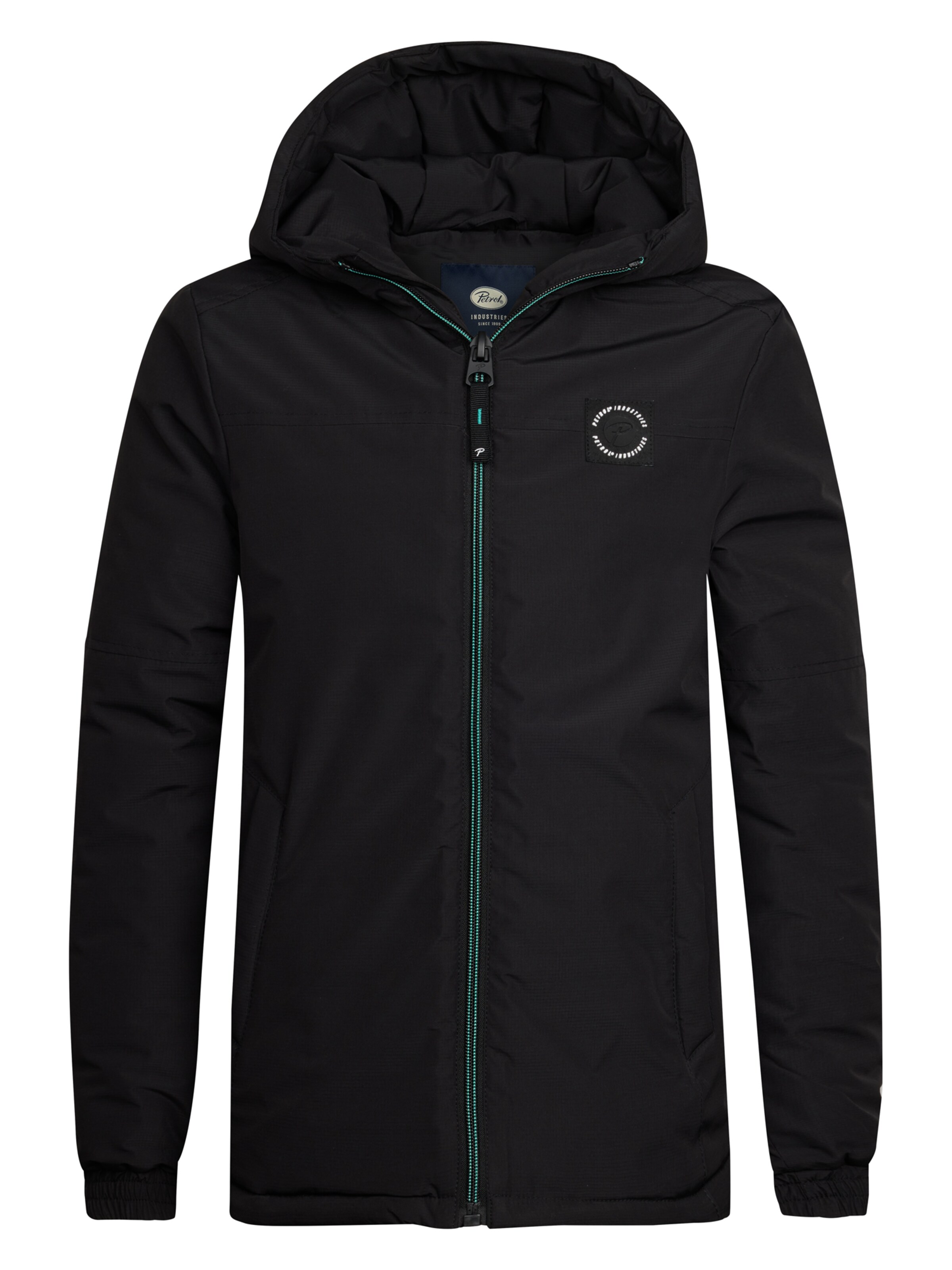 Petrol Industries Tussenjas 'Bison' in Zwart: voorkant