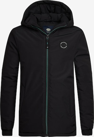 Petrol Industries Tussenjas 'Bison' in Zwart: voorkant