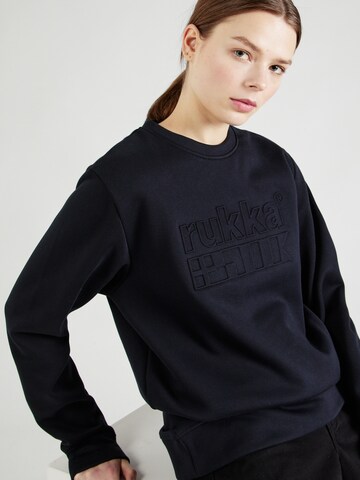 RukkaSportska sweater majica 'YLISIPPOLA' - crna boja