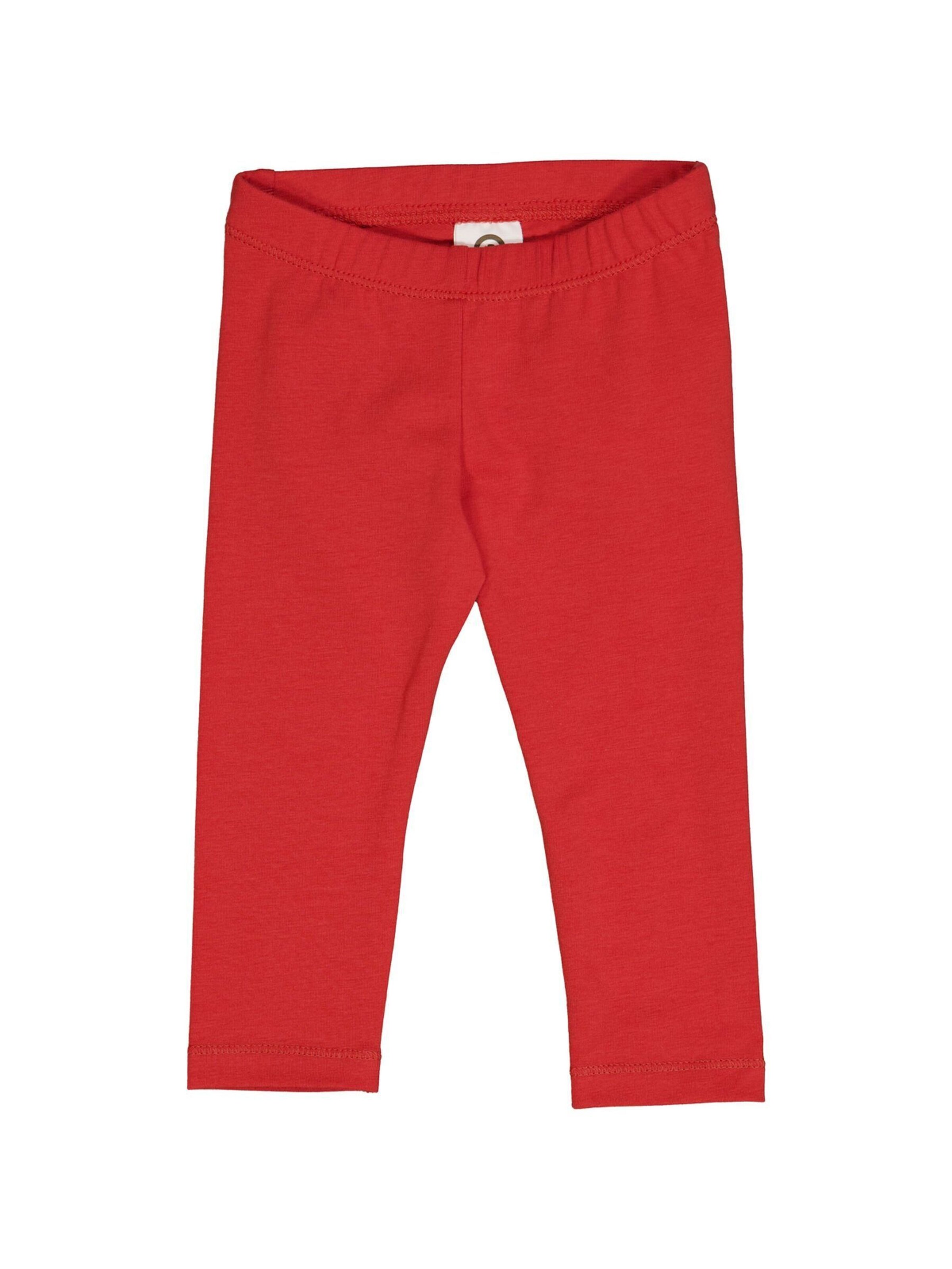 Müsli by GREEN COTTON - Regular Calças em vermelho: frente