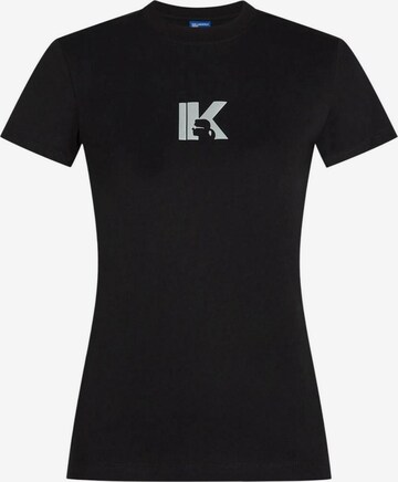 Maglietta di KARL LAGERFELD JEANS in nero: frontale