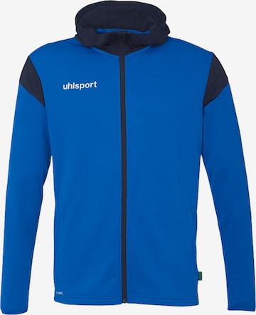 UHLSPORT Sportsweatjacke 'Squad 27 Track' in Blau: Vorderseite