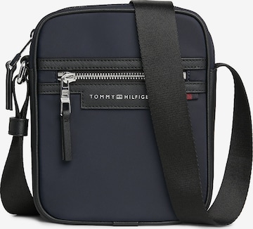 Borsa a tracolla di TOMMY HILFIGER in blu: frontale