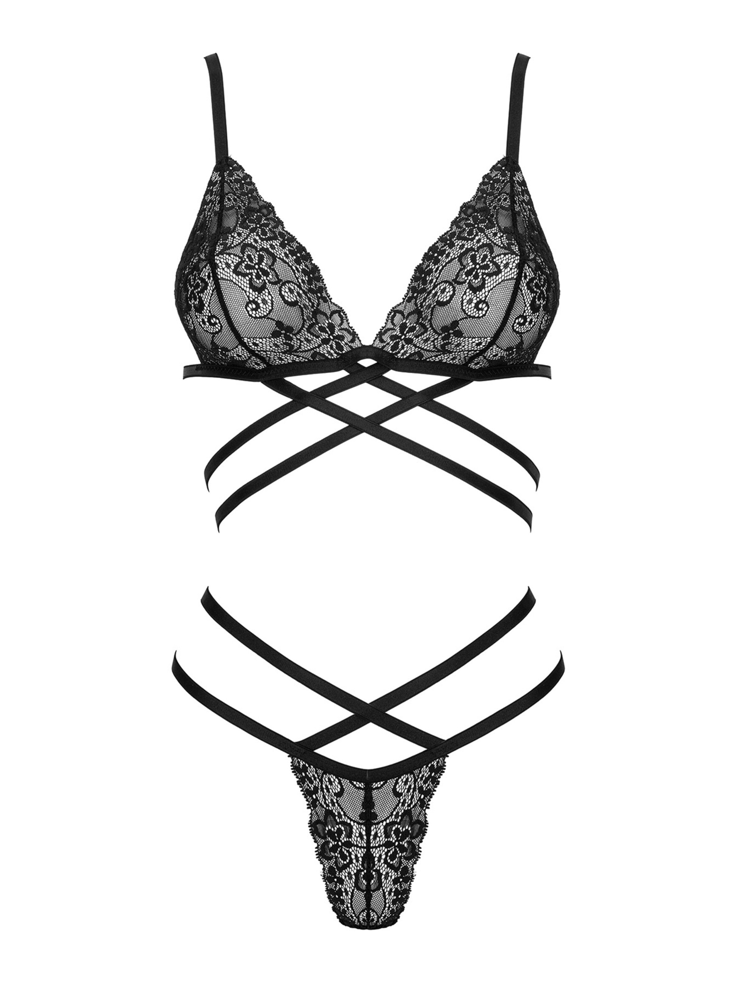 SpaLeXLine Classic Underwear Sets 'Nozomi' in Black