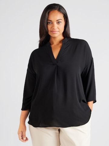 Guido Maria Kretschmer Curvy - Blusa 'Rosa' em preto: frente