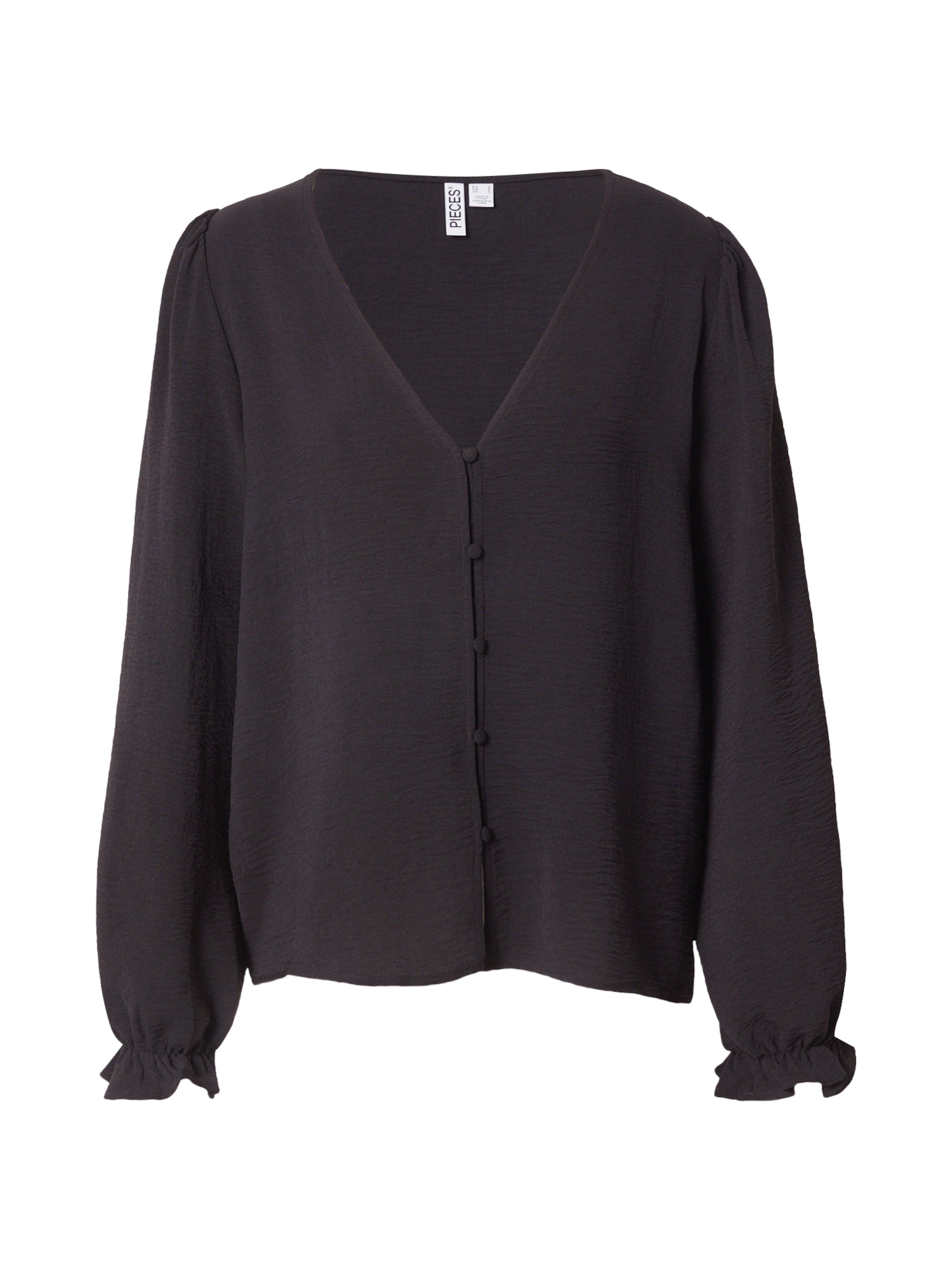 Bluză 'PCTIFFANY' de la PIECES pe negru: față