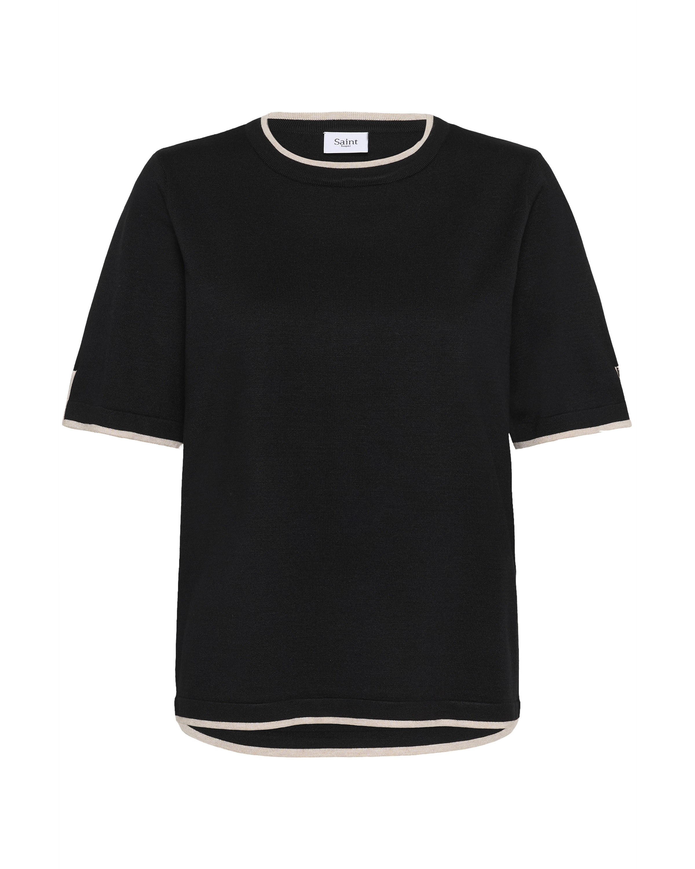 SAINT TROPEZ Pullover 'MilaSZ' em XS em bege claro / preto, Vista do artigo
