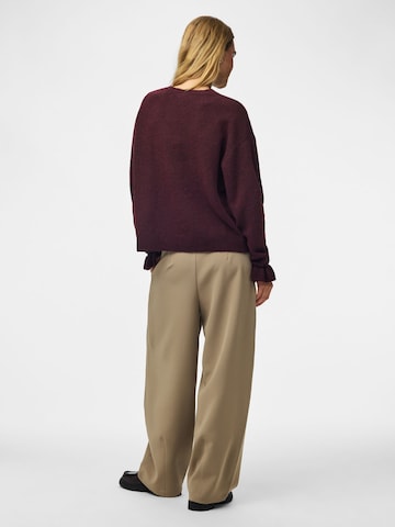 PIECES Pullover 'SALLY' in Rot