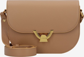 Sac à bandoulière Coccinelle en marron : devant