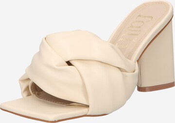 Dorothy Perkins Pantoletter 'Evie' i beige: forside